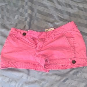 Pink shorts